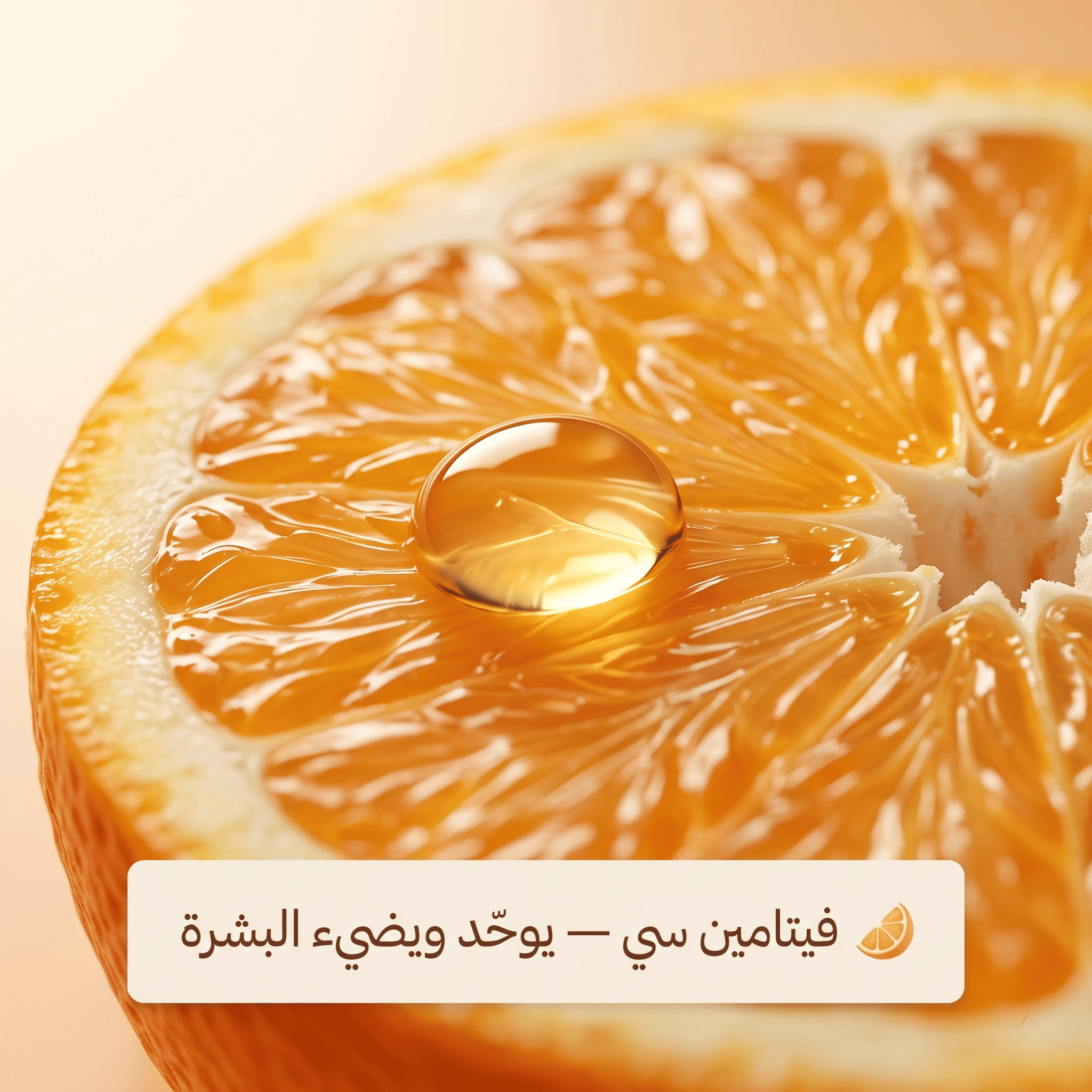 فيتامين سي — يوحّد ويضيء البشرة